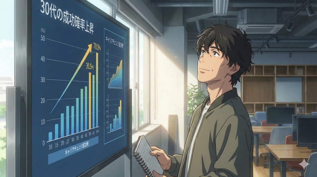 30代はまだ遅くない──データが証明する「今から動く価値」