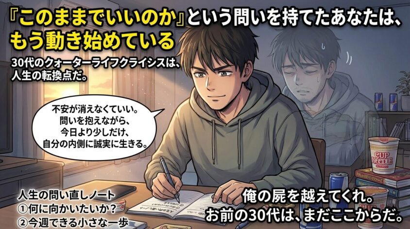 まとめ：「このままでいいのか」という問いを持てたあなたは、もう動き始めている