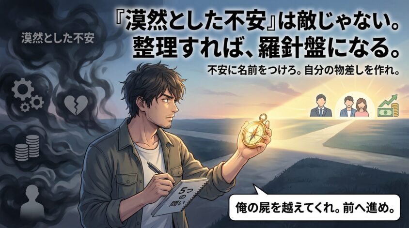 まとめ：「漠然とした不安」は敵じゃない。整理すれば、羅針盤になる