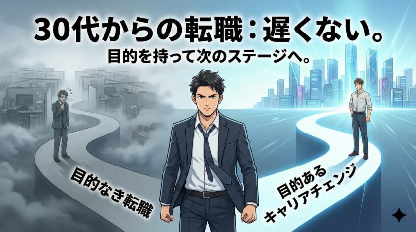30代から転職・キャリアチェンジは遅いのか——現実的な話をする