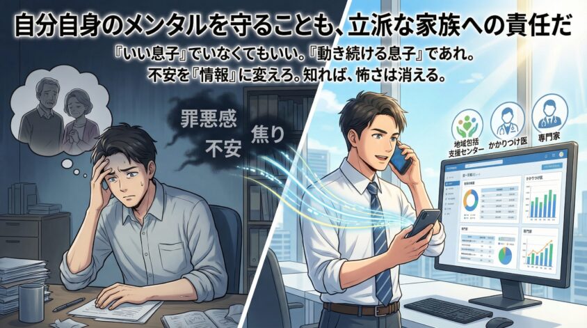 自分自身のメンタルを守ることも、立派な家族への責任だ