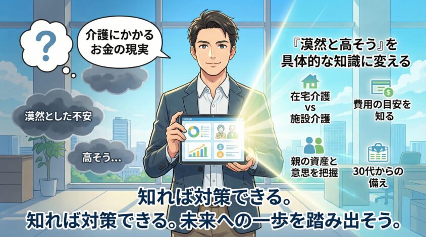 介護にかかるお金の現実——「漠然と高そう」を具体的な数字に変える