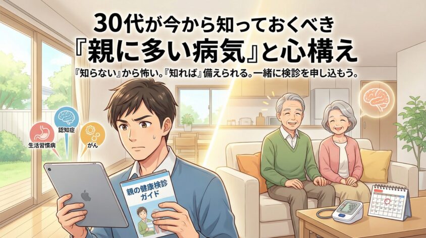 30代が今から知っておくべき「親に多い病気」と心構え