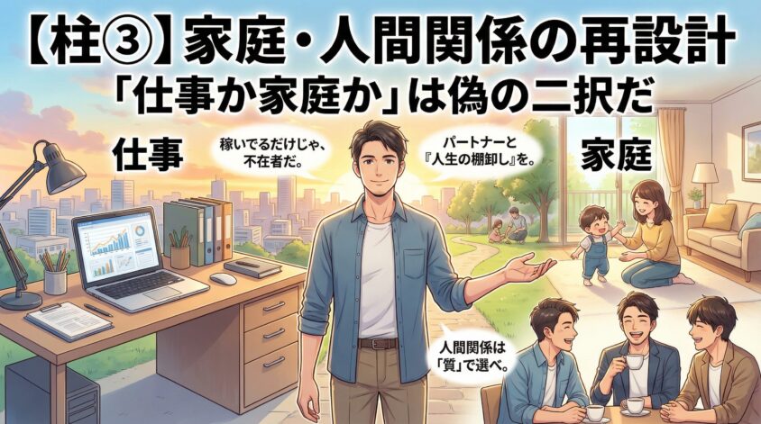 【柱③】家庭・人間関係の再設計――「仕事か家庭か」は偽の二択だ