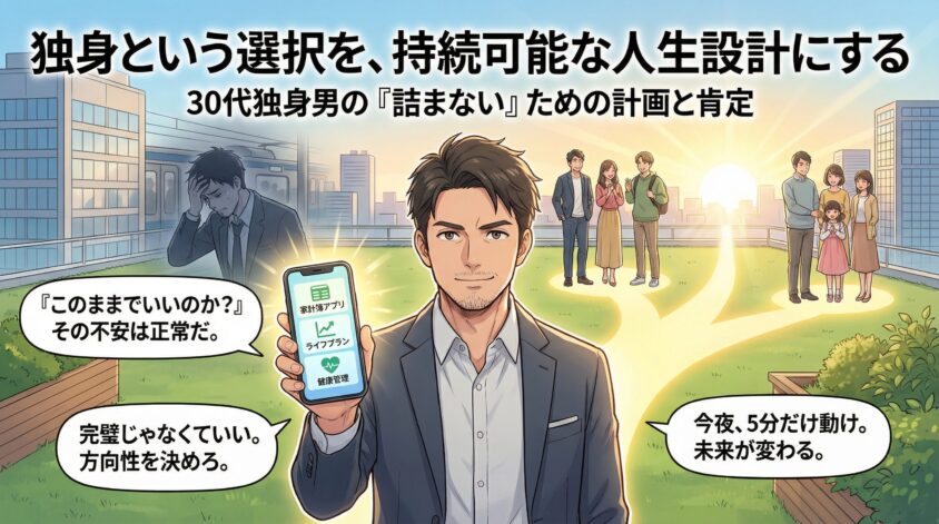 まとめ｜独身という選択を、持続可能な人生設計にする
