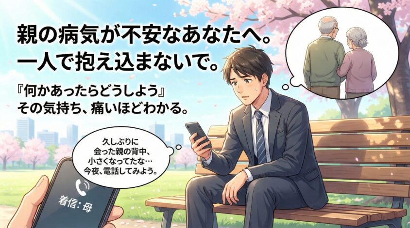 親の病気が不安な30代、実は9割が同じ悩みを抱えている