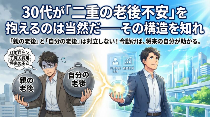 30代が「二重の老後不安」を抱えるのは当然だ——その構造を知れ