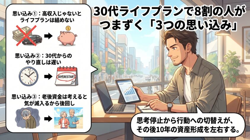 30代ライフプランで8割の人がつまずく「3つの思い込み」