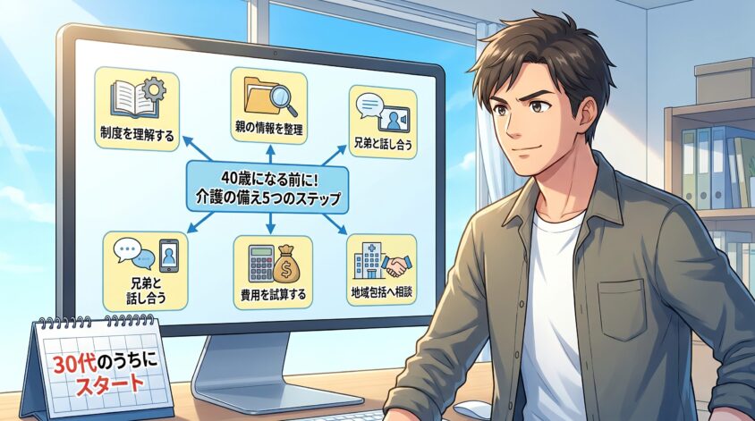 40歳になる前にやっておく、介護の備え5つ