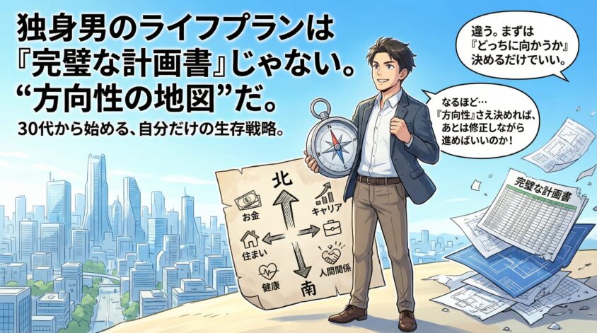 そもそも「独身男のライフプラン」って何を考えればいいのか