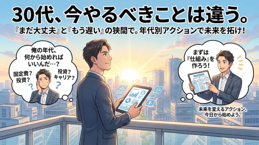 年齢別｜30歳・33歳・35歳・38歳でやるべきことは違う