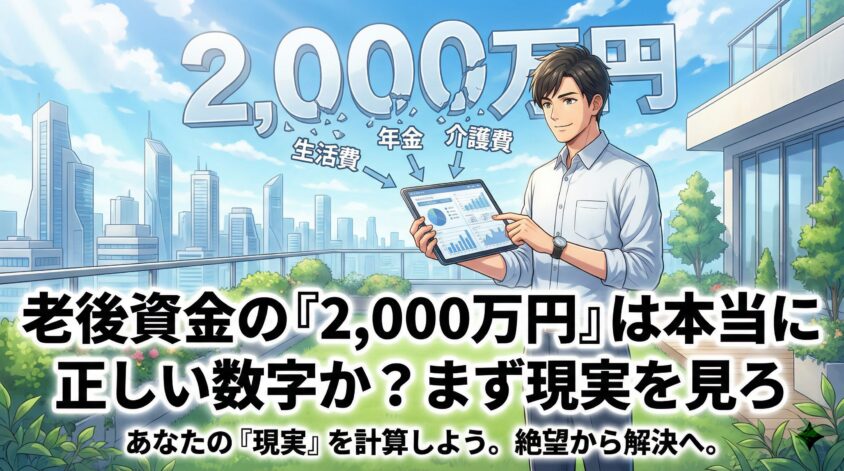老後資金の「2,000万円」は本当に正しい数字か？まず現実を見ろ