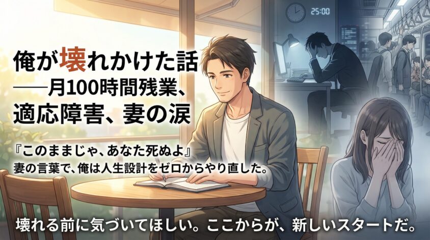 俺が壊れかけた話――月100時間残業、適応障害、妻の涙