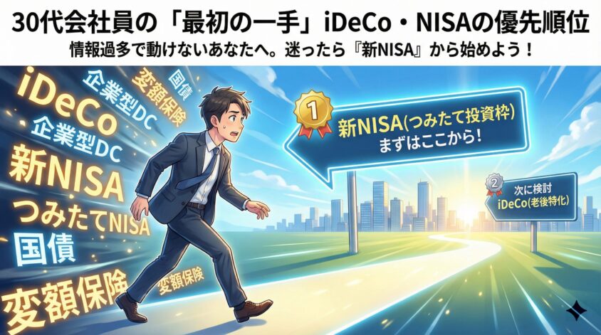 30代会社員が「最初の一手」として選ぶべき制度——iDeCo・NISAの優先順位