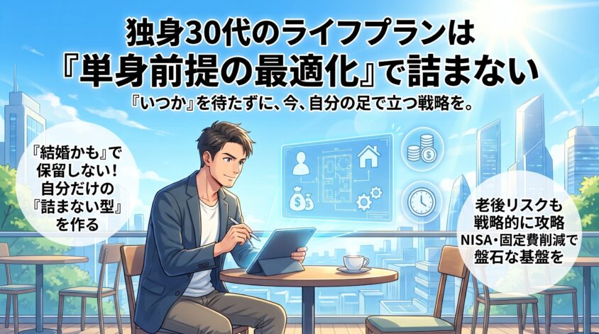 独身30代のライフプランは「単身前提の最適化」で詰まない