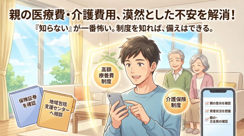 親の医療費・介護費用は実際いくらかかるのか