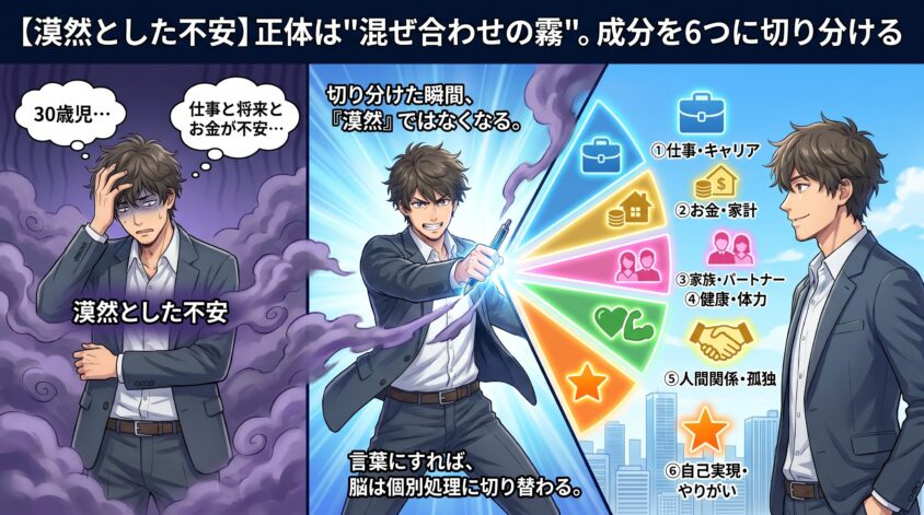 【漠然とした不安】正体は"混ぜ合わせの霧"。成分を6つに切り分ける