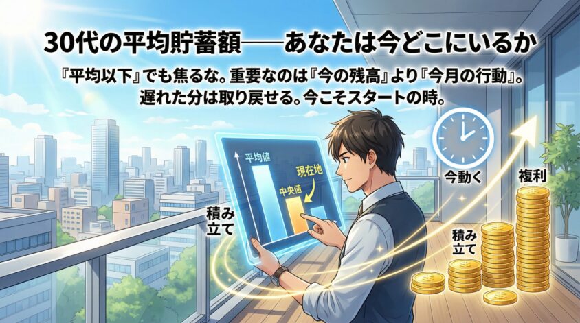 30代の平均貯蓄額——あなたは今どこにいるか
