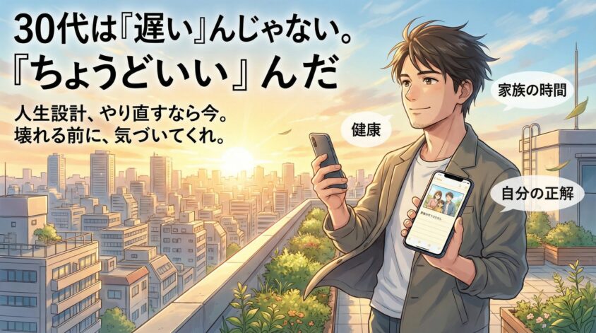 まとめ：30代は「遅い」んじゃない。「ちょうどいい」んだ