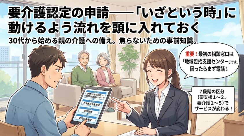 要介護認定の申請——「いざという時」に動けるよう流れを頭に入れておく
